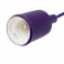 патрон E27 пластик REXANT силиконовый со шнуром 1 м фиолетовый
