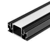 Накладной алюминиевый профиль STRETCH-32-CEIL-CENTER-2000 BLACK 055208