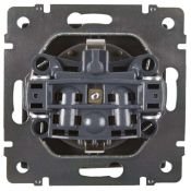 Штепсельная розетка встраиваемая WERKEL 16A 250V WL07-SKG-01-IP20 / W1171007 с/з серо-коричневый