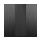Набор клавиш для трехклавишного выключателя  WERKEL WL04-SW-3G-CP / W1139004 графит рифленый