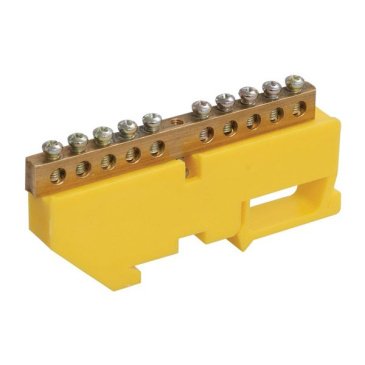 Шина PE "земля" на DIN-изол ШНИ-6х9-24-Д-Ж YNN10-69-24D-K05 IEK