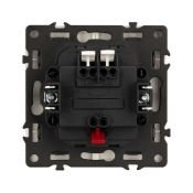 Выключатель встраиваемый двухклавишный непроходной Arlight 059419 SWT-NOBE-MK02-SFPL-CA кашемир