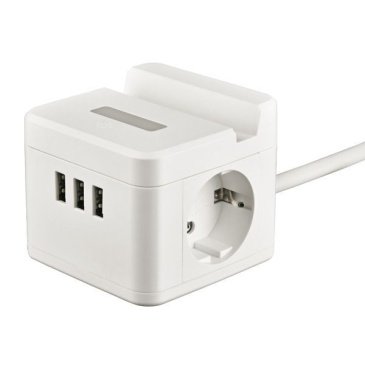удлинитель с заземлением Uniel UL-00011251 S-GCD2-1.5SBUH WHITE 1,5м Standart