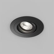 Встраиваемый светильник без лампы DENKIRS HYDRO DK2110-BK GU10 черный круглый IP44