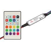 Контроллер 031594 SMART-MINI-RGB-SET (12-24V, 3x1.5A, ПДУ 24кн, IR)