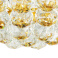 Люстра накладная Osgona без лампы Monile 704092 9х40W E14 круглая золото/прозрачный