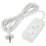 удлинитель без заземления Uniel UL-00009977 S-CU2-3 WHITE 3м Ultra