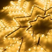 фигура из дюралайта 33W Белый теплый СНЕЖИНКА 034255 ARD-SNOWFLAKE-M8-950x950-540LED IP65