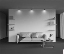 Трековый светильник  7W Белый-MIX Альфа/Alfa S Exility 50deg TR132-4-7W-DS-B IP20 на магнитный шинопровод черный