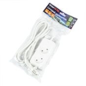 удлинитель без заземления Uniel UL-00009977 S-CU2-3 WHITE 3м Ultra
