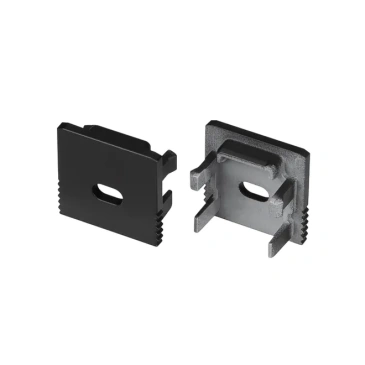 Заглушка SL-MINI-15 BLACK с отверстием (комплект) 049420