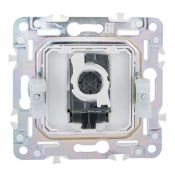Розетка встраиваемая компьютерная IEK SKANDY SK-K10-1-K53 SK-K01G RJ45 кат.5E графит