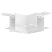 Соединитель для однофазного шинопровода SMART HIDE TR2112-WH встраиваемый угловой белый