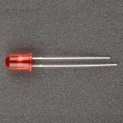 светодиод выводной 5мм Красный мигающий 002832 ARL-5013LRD-B