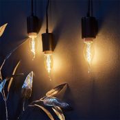 лампа ретро накаливания Vintage форма свеча на ветру 60W UL-00000483 IL-V-CW35-60/GOLDEN/E14 ZW01 диммируемая