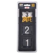 Рамка стеклянная 3 поста IEK BRITE BR-M32-G-K02 РУ-3-2-БрЧ черный