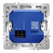 Выключатель встраиваемый VOLTUM S70 карточный 16А белый глянцевый