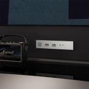 Розетка телевизионная встраиваемая VOLTUM S70 оконечная TV+SAT сталь