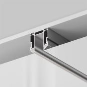Профиль для монтажа Exility TRA034MP-212S в натяжной ПВХ потолок 2м серебряный