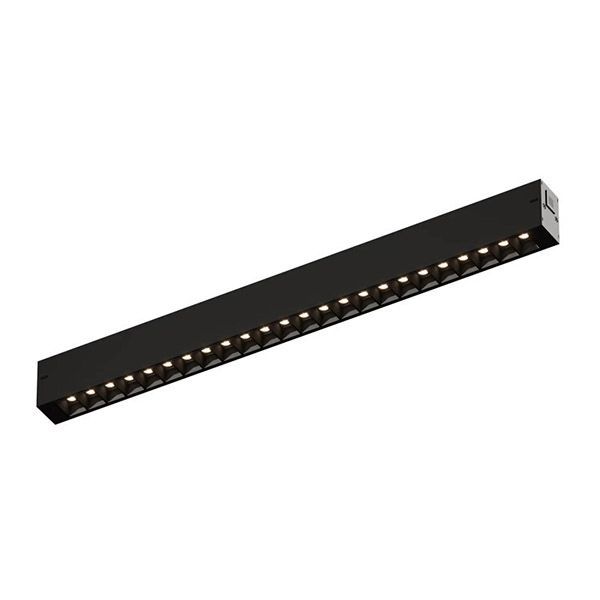 Трековый светильник однофазный  18W Белый-MIX SMART GRILL DK8002-CONN-BK IP20 на шинопровод управляемый черный