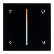 Панель встраиваемая Sens 033765 SMART-P21-MIX-G-IN Black (12-24V, 4x3A, 1 зона, 2.4G)