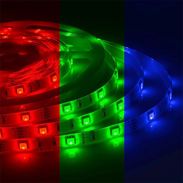 Светодиодная лента RGB 5050 12V  7.2W/m 30Led/метр герм (силикон) 00-41 Стандарт IP65
