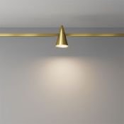 светодиодный светильник  4W Белый теплый Keila Flarity 120 deg 24V латунь TR146-1-5W3K-BS