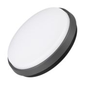 светильник  25W Белый теплый 029949 LGD-GIRO-R240 220V IP54 круглый накладной серый