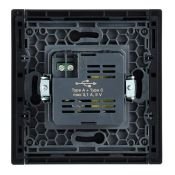 Розетка встраиваемая USB IEK FORTE&PIANO A+C 3,1А FP-U22-D31-K03 FP350 серый