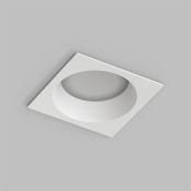 Встраиваемый светильник без лампы DENKIRS DEEP DK3104-WH GU5.3 белый квадратный IP65