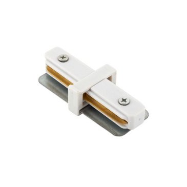 Коннектор для трека SOLID BASE TR1101-WH прямой белый