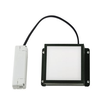 светильник   7W Белый дневной Грильято UL-00011899 ULP-0808 7W-4000К IP40 GRILYATO BLACK квадратный встраиваемый черный