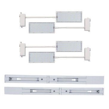 Фитосветильник  12W UL-00012710 ULB-P37-12W-SPFR-K WHITE 3М SET42 трековый набор из 2х штук с шинопроводом для  фотосинтеза IP40