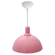 Подвесной светильник без лампы 12-104 1x15W E27 фигурный белый/розовый