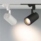 Трековый светильник  20W Белый теплый LGD-ZEUS-4TR-R88  BK 20-60deg на шинопровод черный 024628 Уценка!!! с витрины