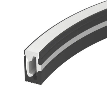 Архитектурный силиконовый профиль WPH-FLEX-0612-SIDE-S8-10m BLACK 045785