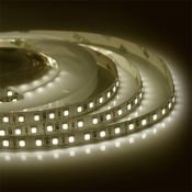 Светодиодная лента Белый теплый 3528 12V  9.6W/m 120Led/метр 32BL 8мм блистер