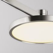 Трековый светильник 10W Белый теплый TR153-1-10W3K-PT Плато / Plato Flarity IP20 платина