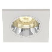 Встраиваемый светильник без лампы IEK LIGHTING 4107 LT-UVB0-4107-GU10-1-K23 GU10 поворотный белый/хром квадратный