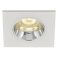 Встраиваемый светильник без лампы IEK LIGHTING 4107 LT-UVB0-4107-GU10-1-K23 GU10 поворотный белый/хром квадратный