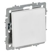 Выключатель встраиваемый одноклавишный IEK BRITE BR-V10-0-10-K91 ВС10-1-0-БрАБ арктический белый Выключатель встраиваемый одноклавишный IEK BRITE BR-V10-0-10-K91 ВС10-1-0-БрАБ арктический белый