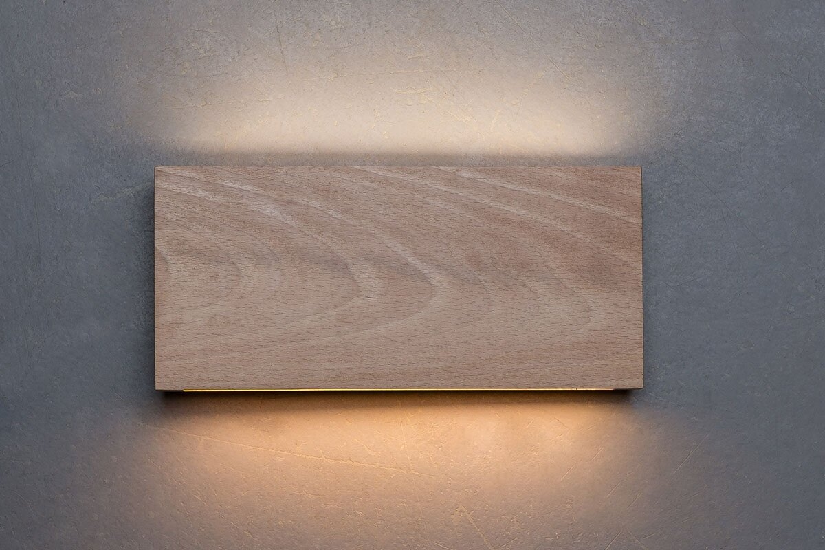 svetilnik 10w belyj teplyj timberzoy g072002 220v ip20 pryamougolnyj nastennyj nakladnoj dub