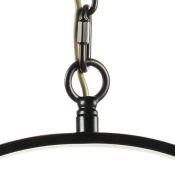 Люстра подвесная Lightstar без лампы 762117 ENNA 11х40W E14 черный/золото