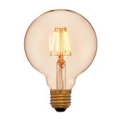 лампа ретро светодиодная Vintage форма шар 4W 056-779 G95 2C4 CLEAR/E27 диммируемая лампа ретро светодиодная Vintage форма шар 4W 056-779 G95 2C4 CLEAR/E27 диммируемая