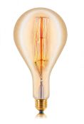 лампа ретро накаливания Vintage форма груша 95W 053-839  R180 F5 CLEAR/E40 диммируемая