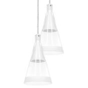 Подвесной светильник без лампы Lightstar 757066 CONE 6х40W GU10 конус белый