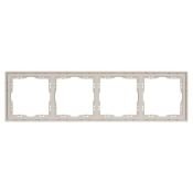 Рамка пластик 4 поста Arlight FRM-NOBE-SFPL-4-CA 059460 кашемир