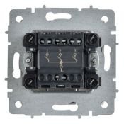 Выключатель встраиваемый трехклавишный IEK BRITE BR-V30-0-10-K91 ВС10-3-0-БрАБ арктический белый