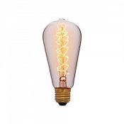 лампа ретро накаливания Vintage форма конус 60W 052-269 ST64 F5 CLEAR/E27 диммируемая лампа ретро накаливания Vintage форма конус 60W 052-269 ST64 F5 CLEAR/E27 диммируемая