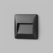 Встраиваемый светильник    2.5W Белый теплый DENKIRS HELM DK1210-BK 220V IP65 квадратный черный